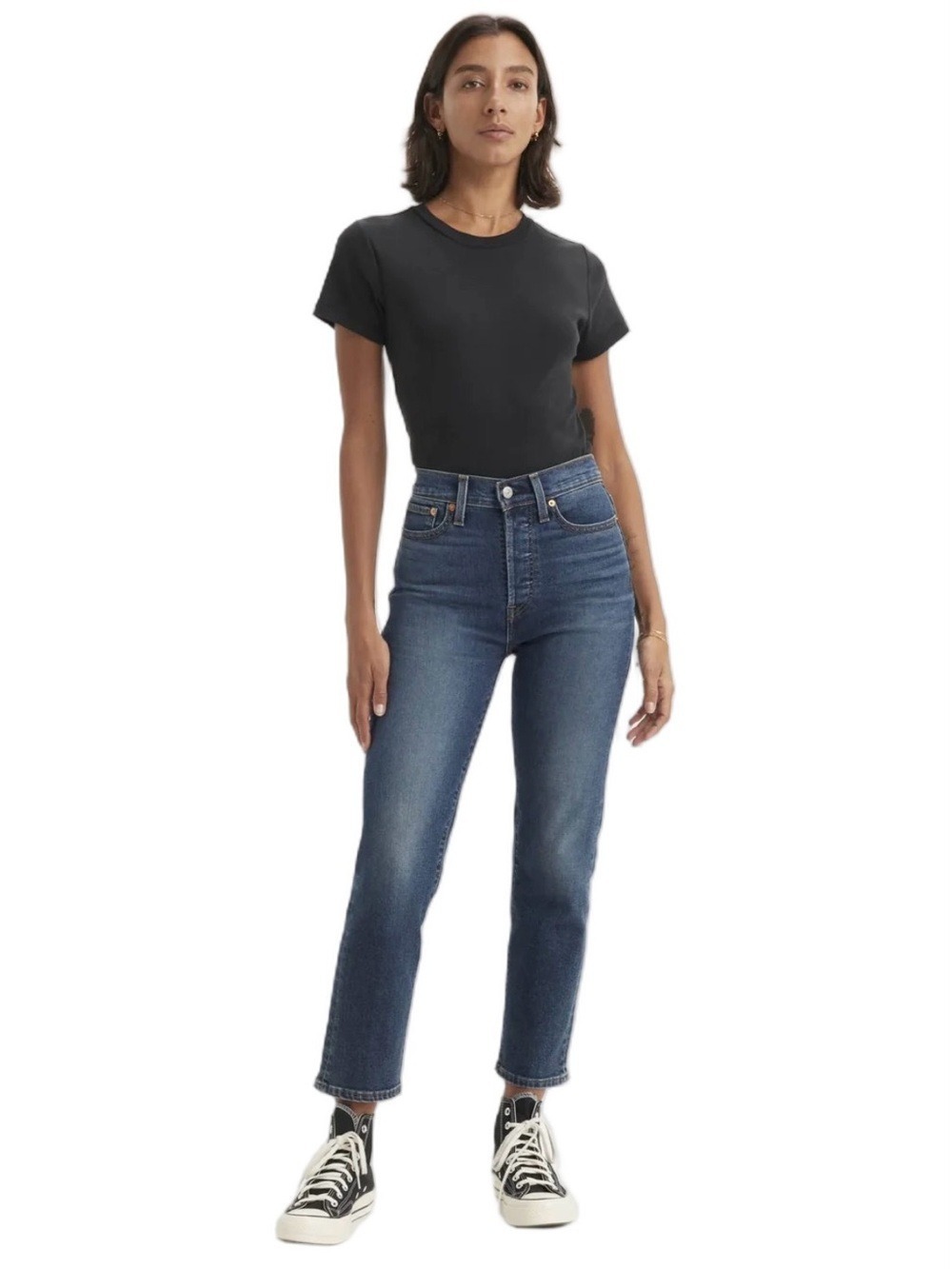 Levi's Women's Wedgie Straight Size 28 Button Fly